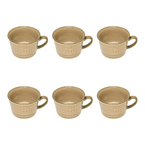 Lot de 6 tasses à café