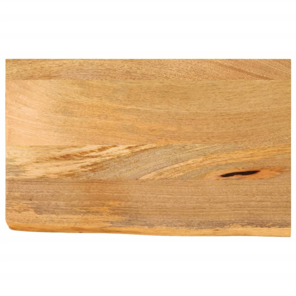 Dessus de table à bord vivant 50x20x3,8 cm bois massif manguier