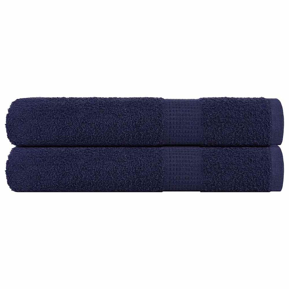 Serviettes frogn 2 pcs bleu marine 100x200 cm 360 g/m²