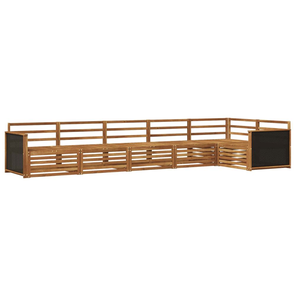 Ensemble de canapés d'extérieur 6 pc naturel
