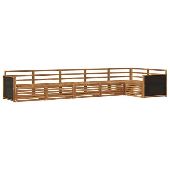 Ensemble de canapés d'extérieur 6 pc naturel