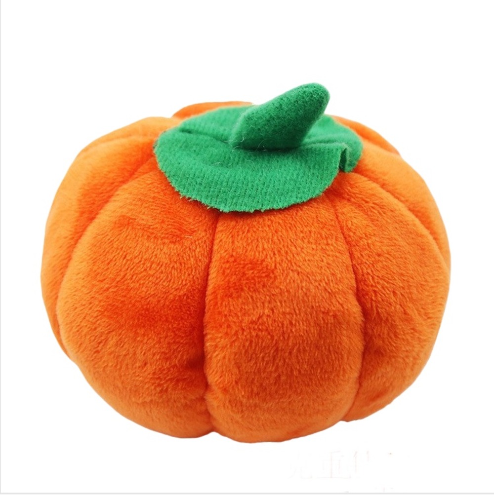 Jouet en peluche pour chien avec des motifs de fruits et d'animaux de dessin animé