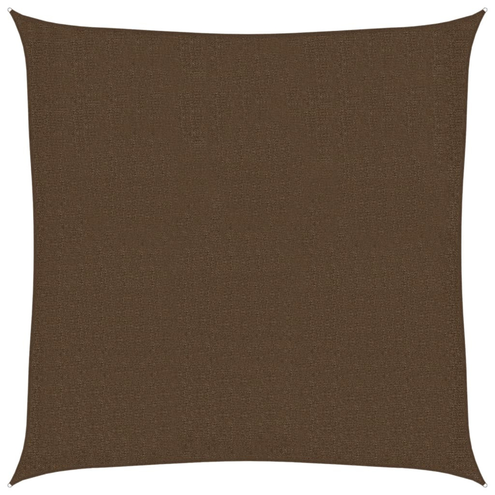 Voile d'ombrage 160 g/m² marron 2x2 m pehd