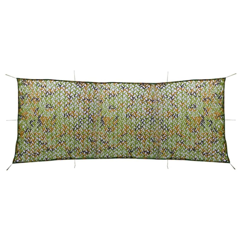 Filet de camouflage avec sac de rangement 1,5x5 m vert