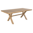 Suri - table de jardin 200 cm en bois de teck massif