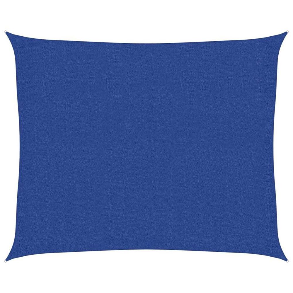 Voile d'ombrage 160 g/m² bleu 2,5x3 m pehd