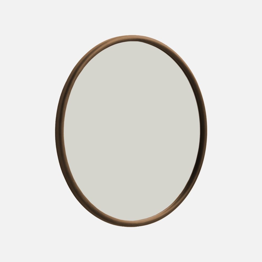 Miroir rond bois d'hévéa ø60cm - ivy