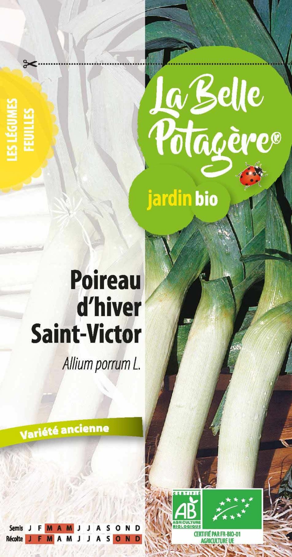 Poireau d'hiver saint victor 1,5 g