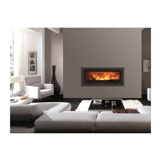 Poele a bois - panadero - hogar izq ecodesign - 5,9 kw - bûches 50 cm