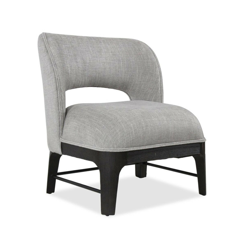 Fauteuil polyester gris - interior's