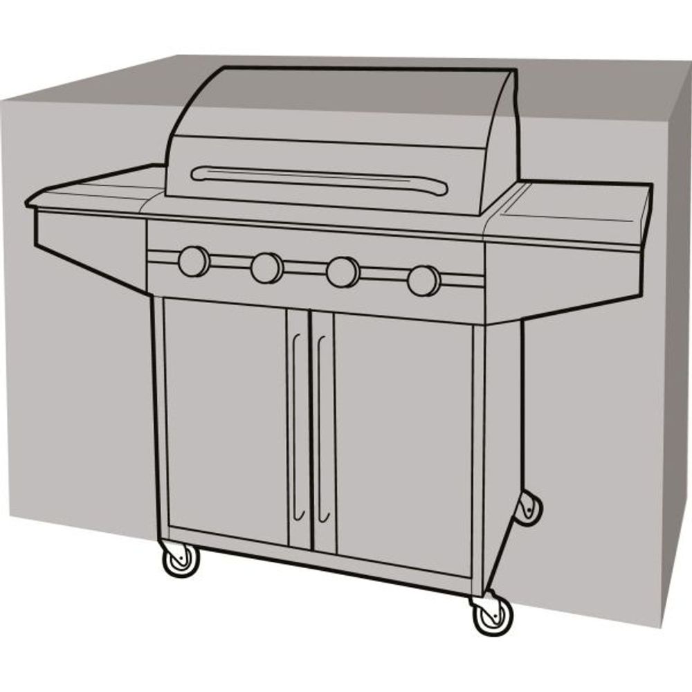 Housse de protection barbecue rectangulaire 165 cm de long