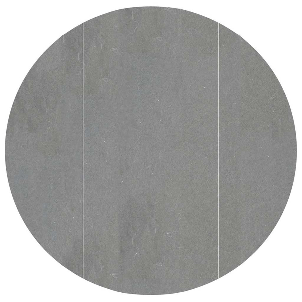 Bâche de piscine gris clair ø306 cm géotextile polyester