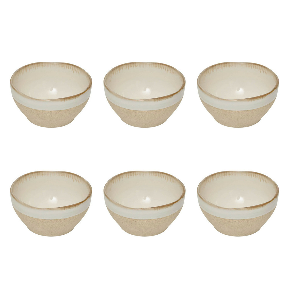 Lot de 6 coupelles en faïence 
