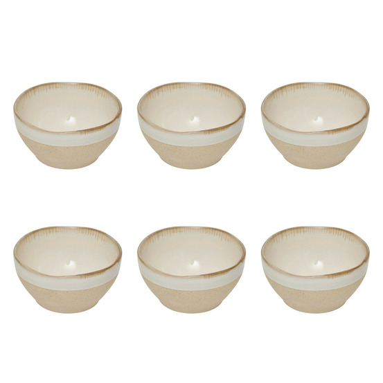 Lot de 6 coupelles en faïence