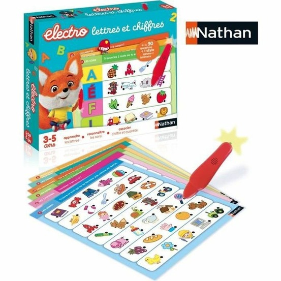 Jeu éducatif électronique electro lettres et chiffres - multicolore