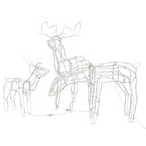 Cordon lumineux de Noël 3 pcs Rennes 229 LED