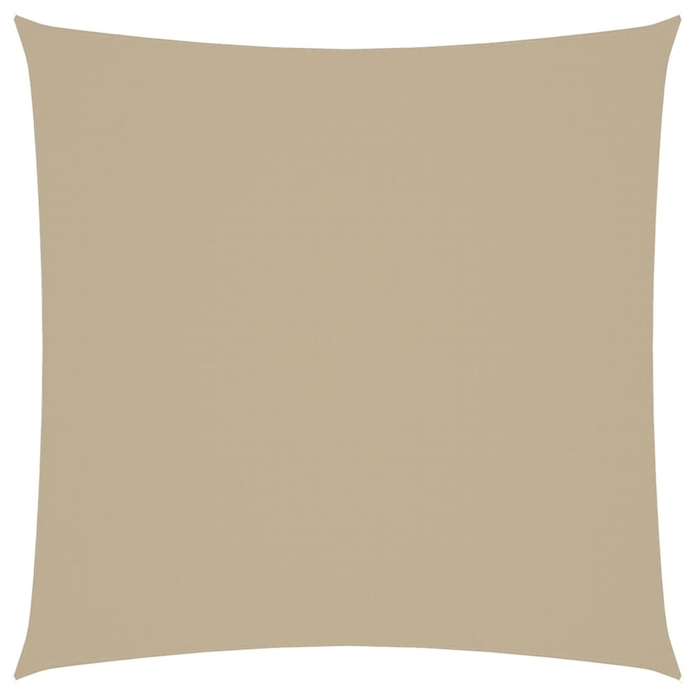 Voile de parasol tissu oxford carré 4,5x4,5 m beige