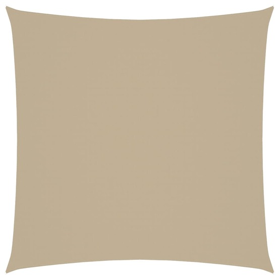 Voile de parasol tissu oxford carré 4,5x4,5 m beige