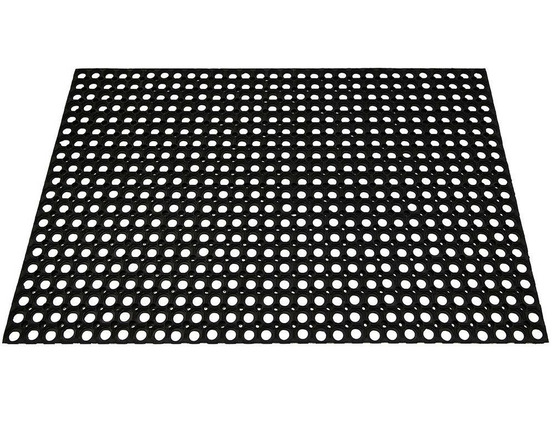 Tapis 100x150cm noir - m68
