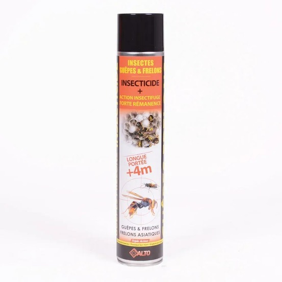Insecticide longue portée guêpes et frelons (dont asiatiques)