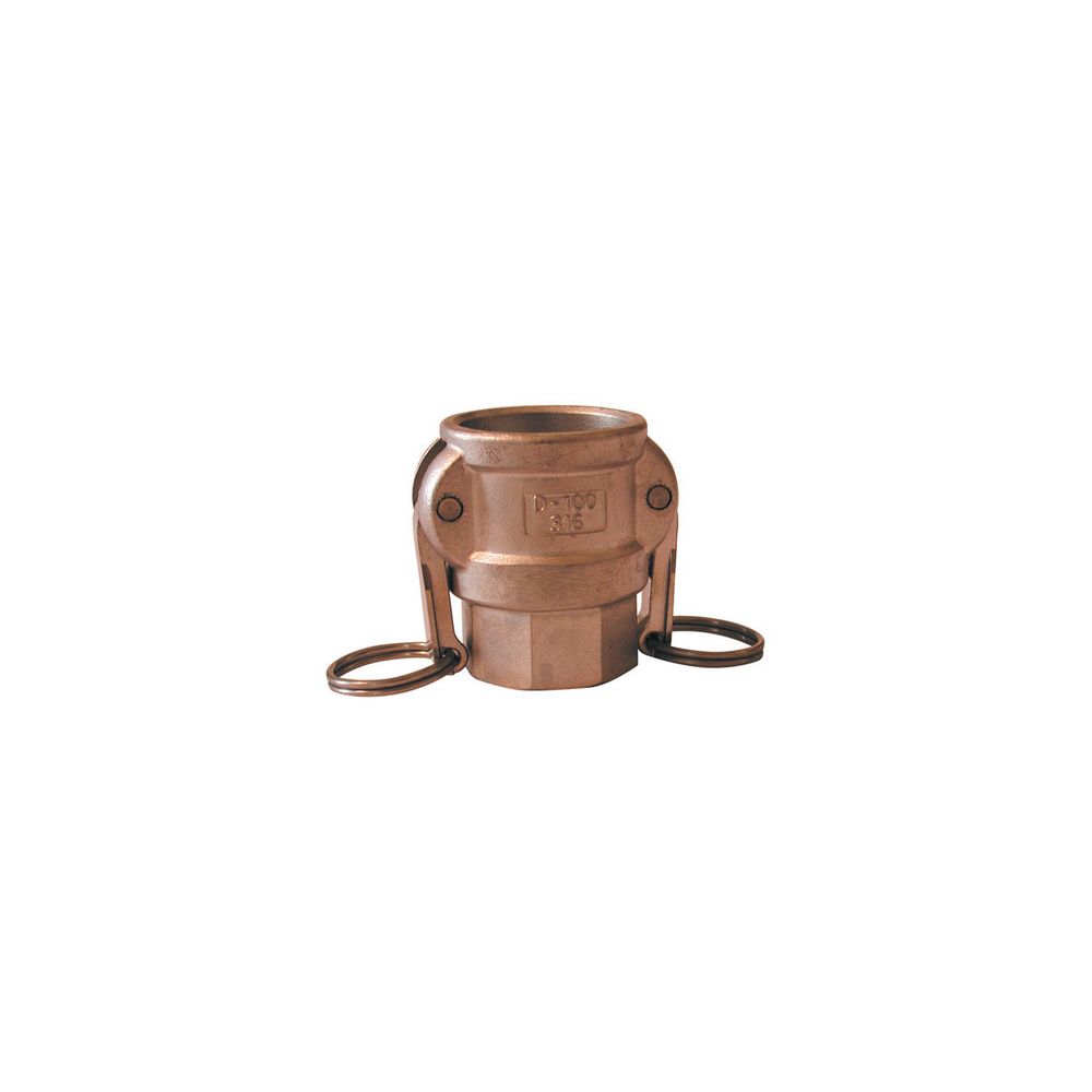 Raccord camlock femelle - filetage femelle bsp en laiton - ø a: 4''____ø b: 4''