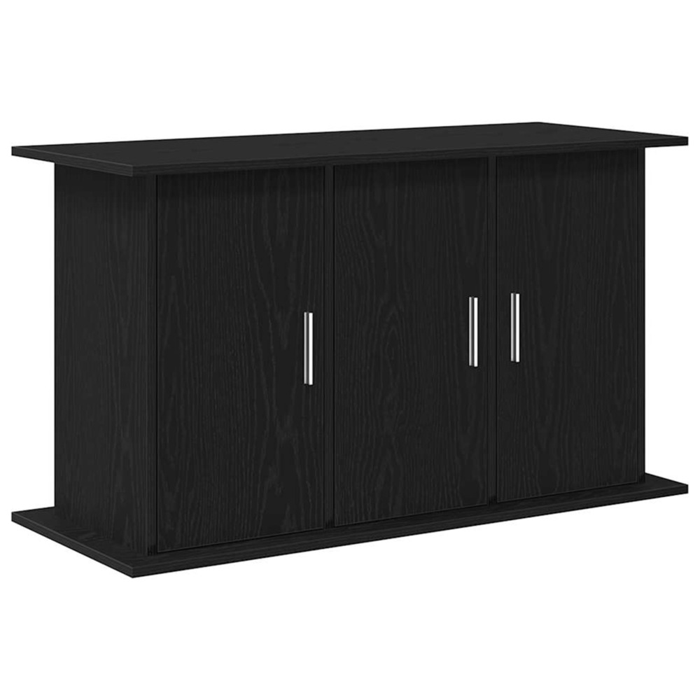 Support d'aquarium chêne noir 101x41x58 cm bois d'ingénierie