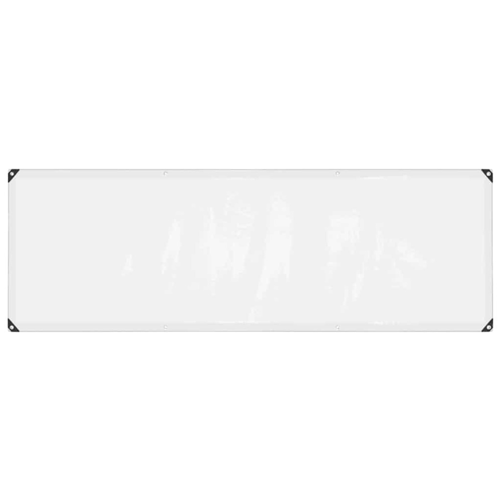 Bâche transparente avec œillets 1x3 m polyéthylène