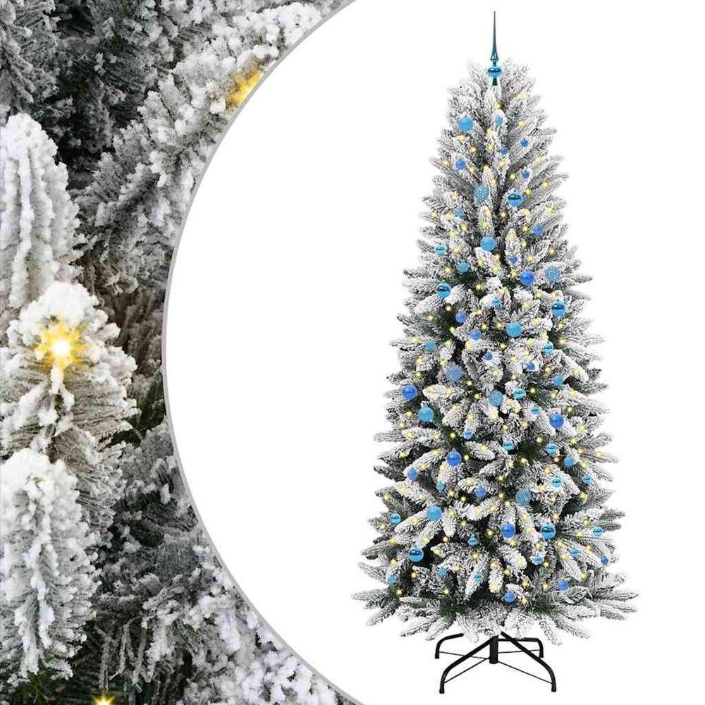Sapin de noël artificiel blanc 240 cm