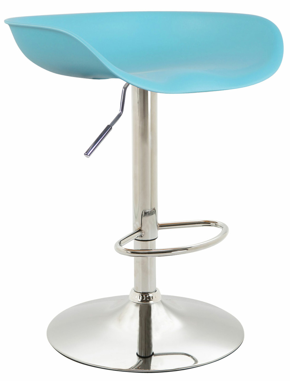 Tabouret de bar anaheim plastique chromé
