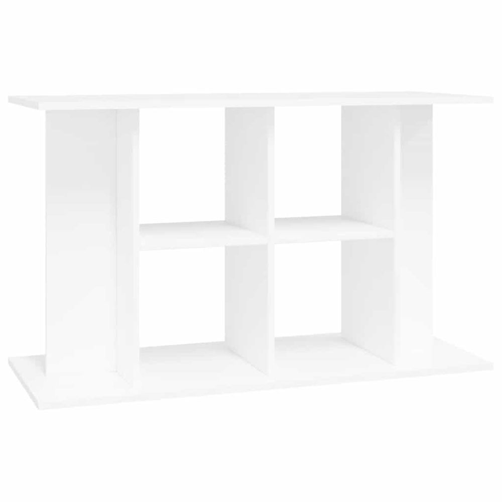 Support pour aquarium blanc 100x40x60 cm bois d'ingénierie