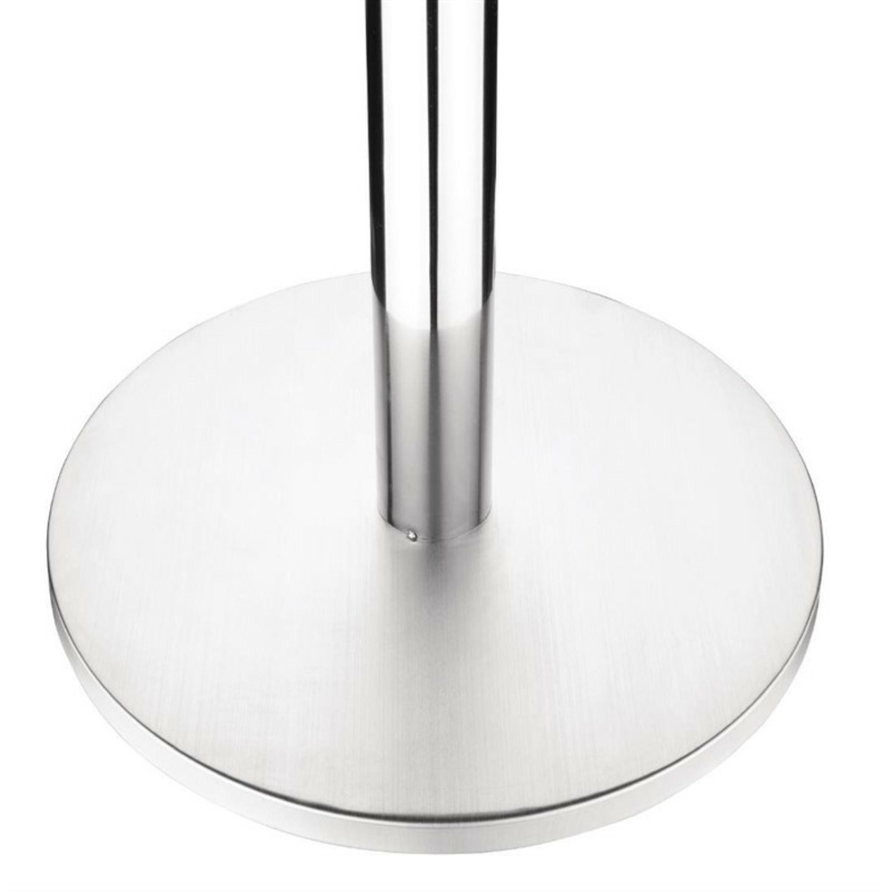 Pied de table rond en acier inoxydable - bolero