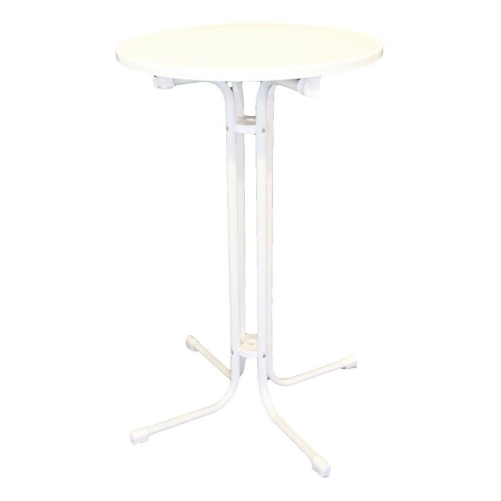 Table haute limbourg blanc 700 mm