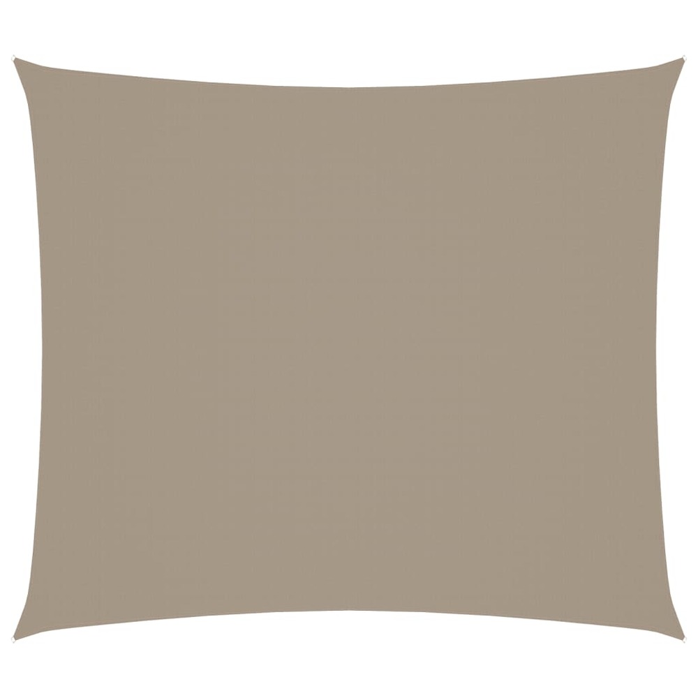 Voile de parasol tissu oxford rectangulaire 2,5x3 m taupe