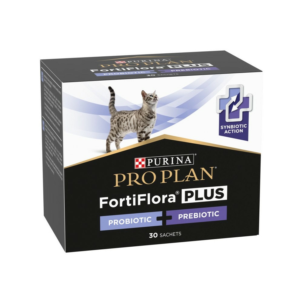 Fortiflora plus chat probiotiques + prébiotiques chat - pro plan veterinary diets 45 g