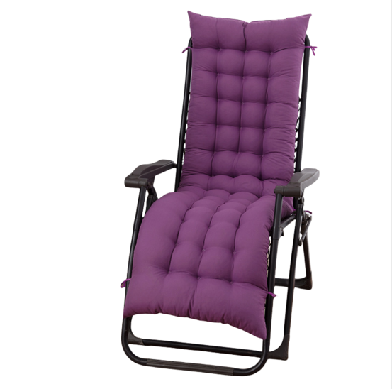 Coussin de chaise inclinable confortable, violet, 48*165cm