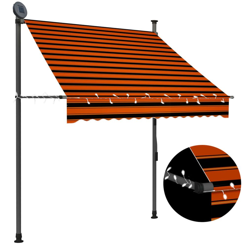 Store manuel rÃ©tractable avec LED 150