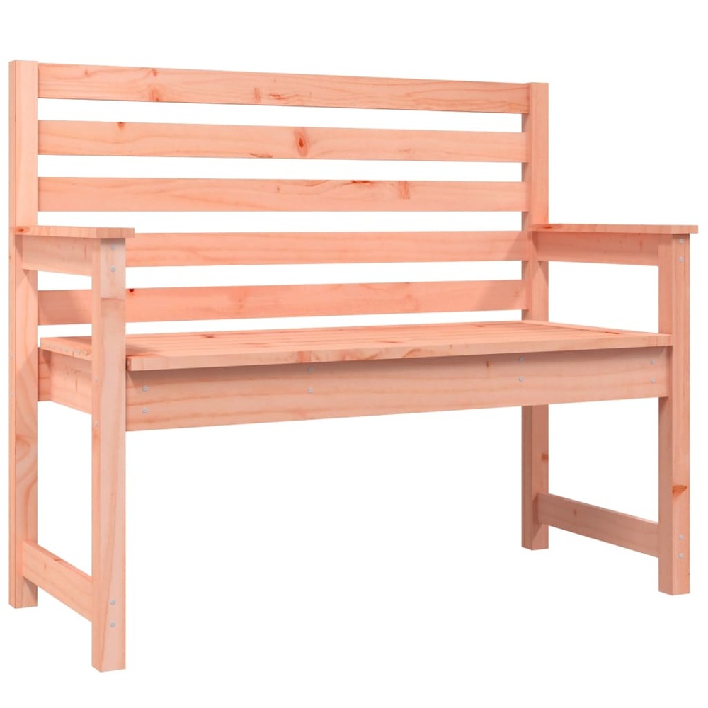 Banc de jardin meuble de patio d'extérieur terrasse 109 x 48 x 91,5 cm bois massif de douglas