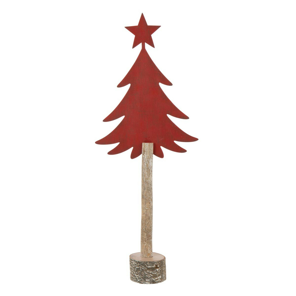 Sapin de noël sur tronc 