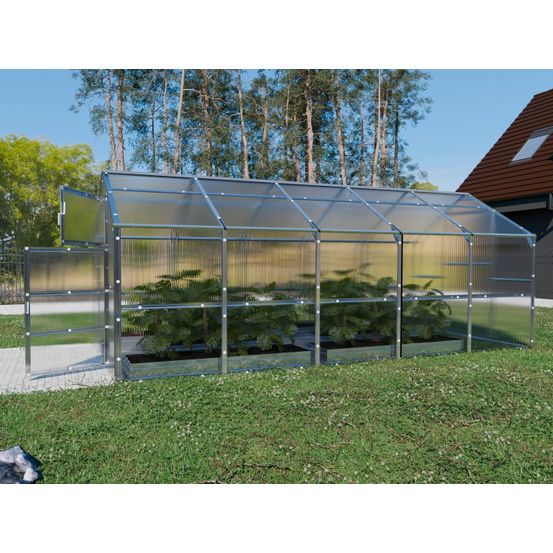 Serre en polycarbonate bernard 11,75m² (2,35x5m), 4mm