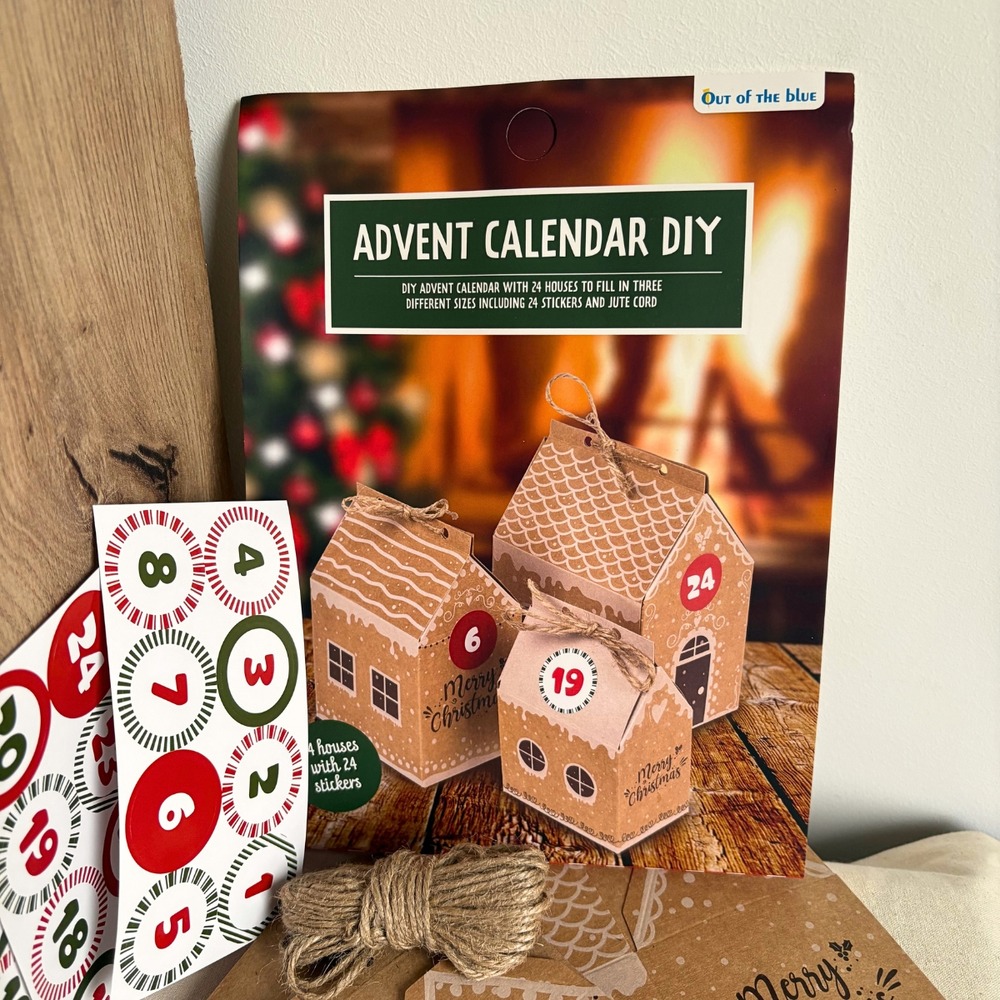 Calendrier de l'avent > – kit 24 structures kraft à monter et garnir