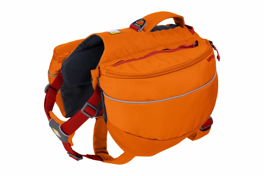 Sac à dos approach™ pack un sac de randonnée d'une journée et de nuit légère pour chien. Couleur: campfire orange (orange), m