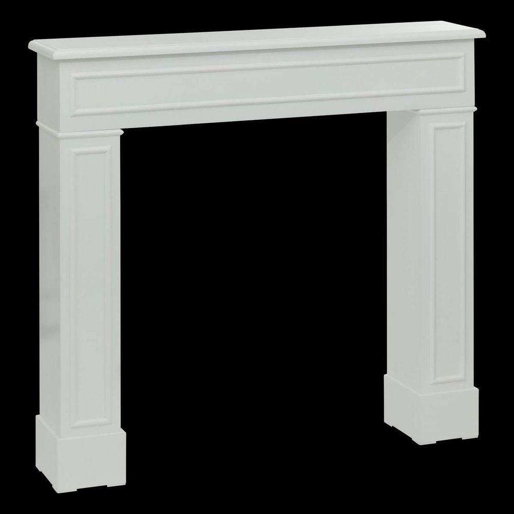 Console en bois manteau de cheminée h96cm