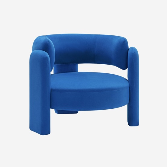 Fauteuil tripode en tissu type feutrine