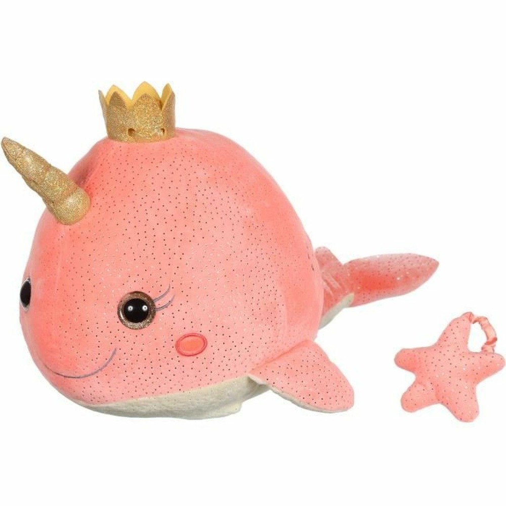 Peluche bellabloo le narval musical et lumineux 35 cm