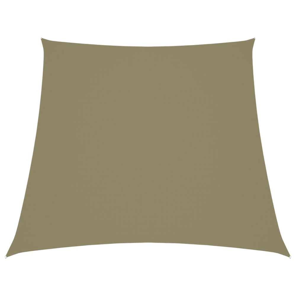 Voile de parasol tissu oxford trapèze 2/4x3 m beige