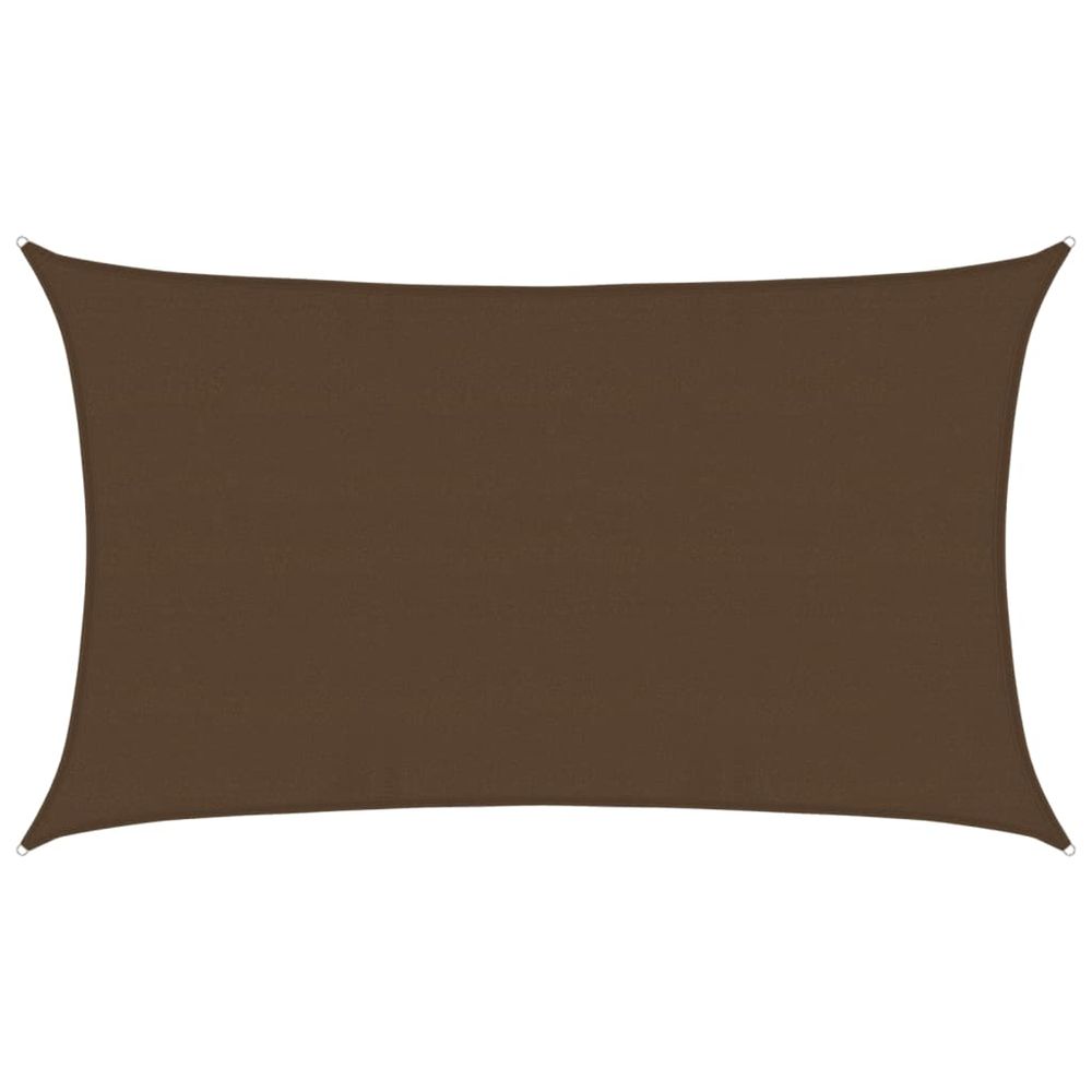 Voile d'ombrage 160 g/m² marron 5x8 m pehd