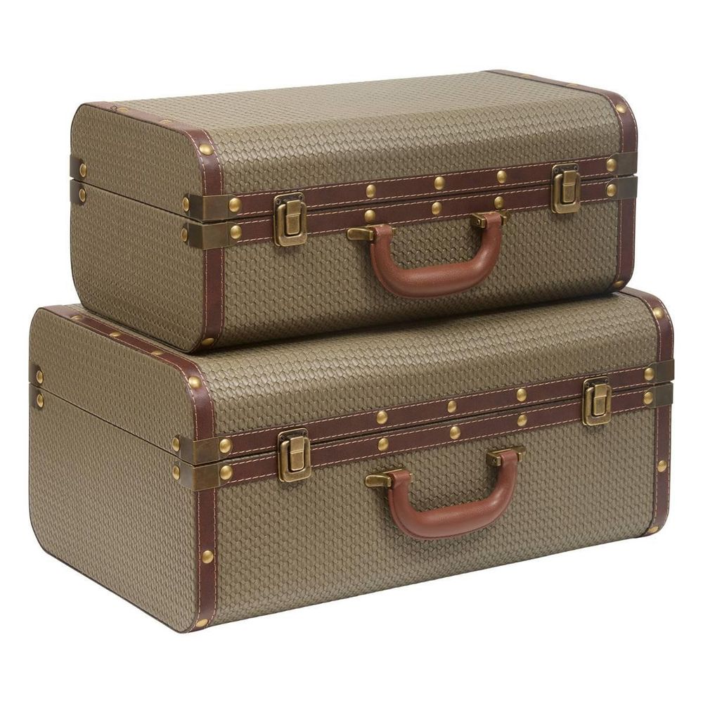 Lot de 2 malles valises 