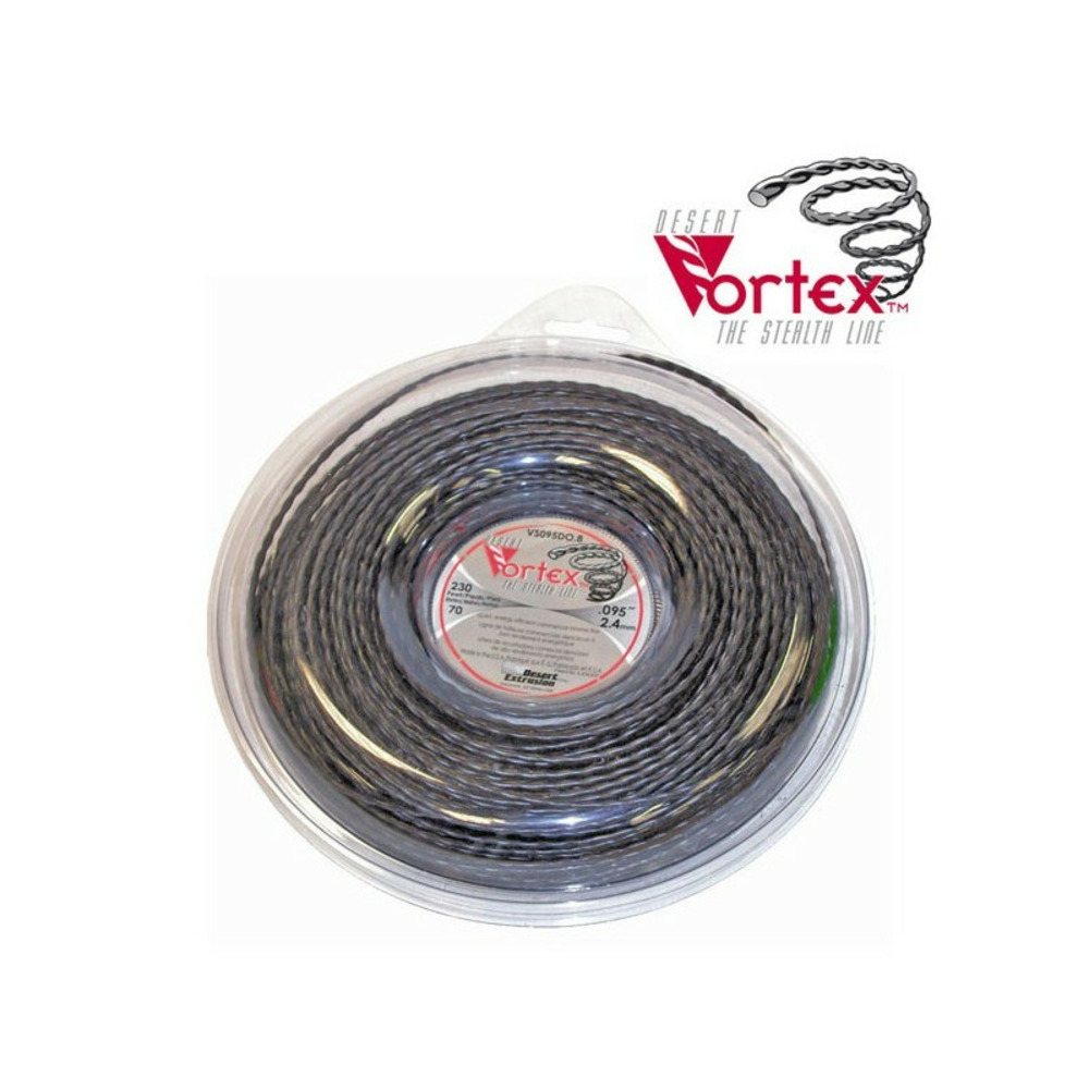 Fil nylon vortex ø 3 mm pour débroussailleuse (coque)