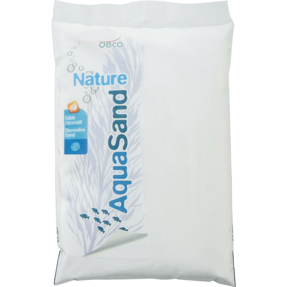 Sol décoratif 0,15-0,6 mm naturel cristobalite iceberg aquasand 0. 8 kg pour