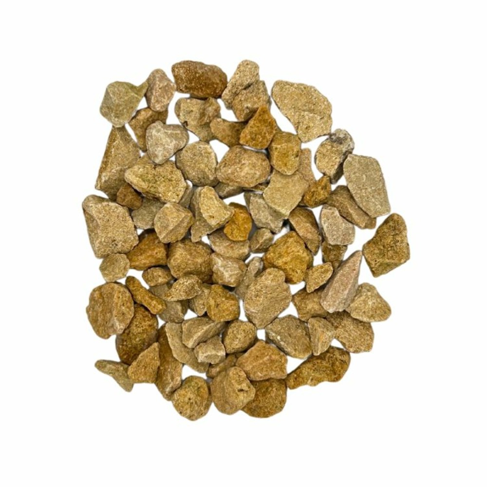 Big bag de +/- 500 kg gravier de marbre amarillo ocre jaune ø 8/16 mm - livraison standard